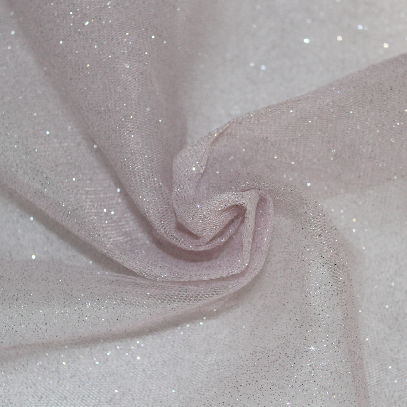 Tule com Brilho - Rosa Claro