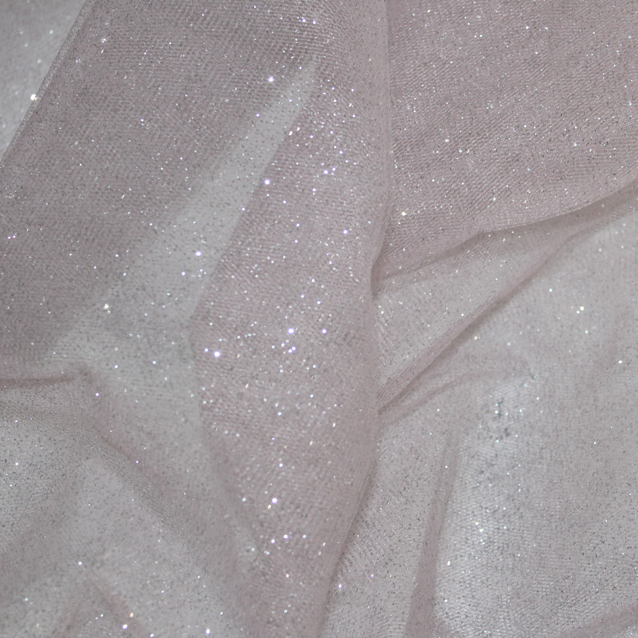 Tule com Brilho - Rosa Claro