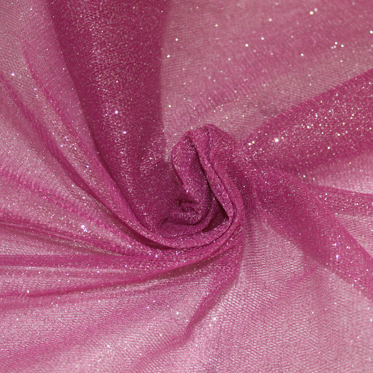 Tule com Brilho - Rosa