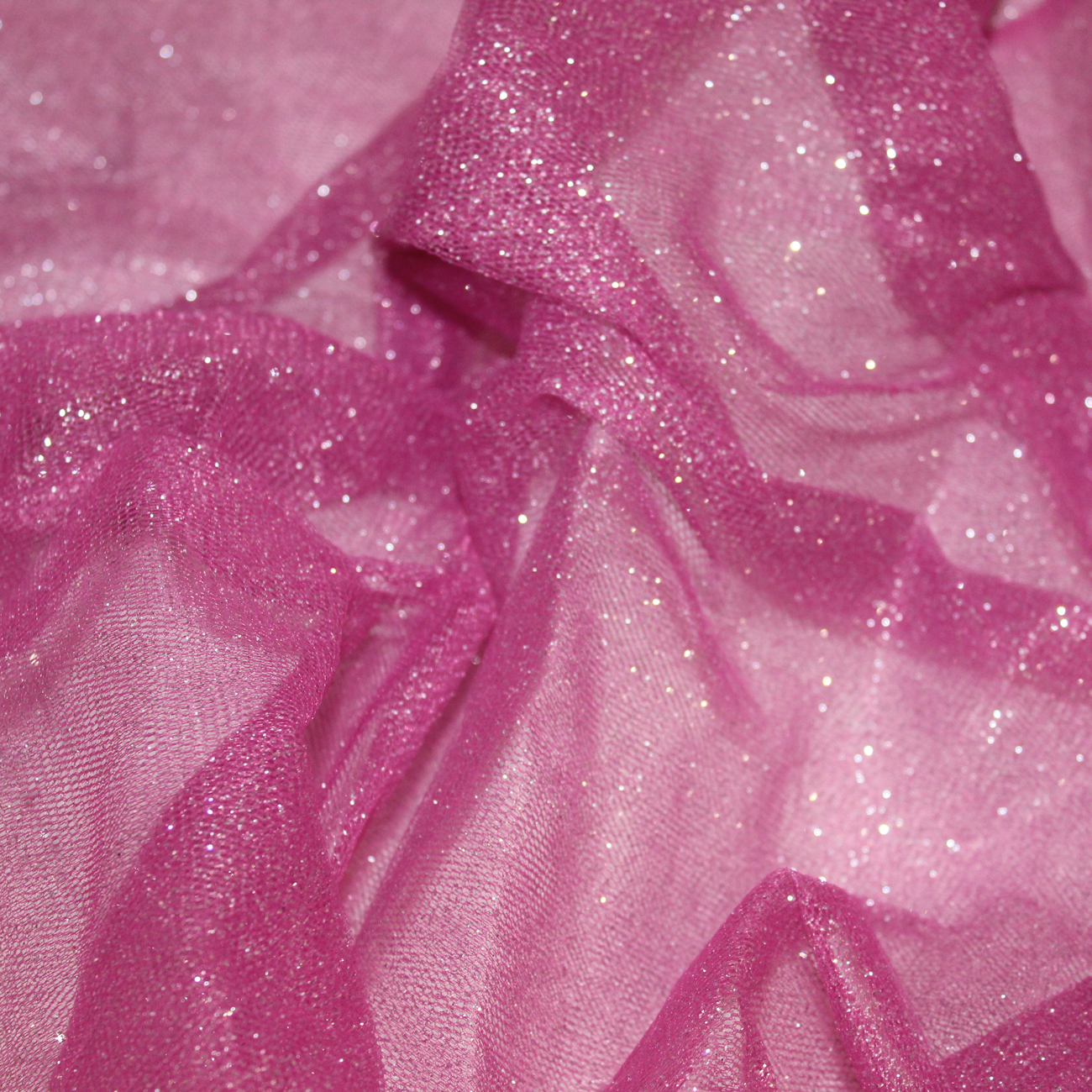 Tule com Brilho - Rosa