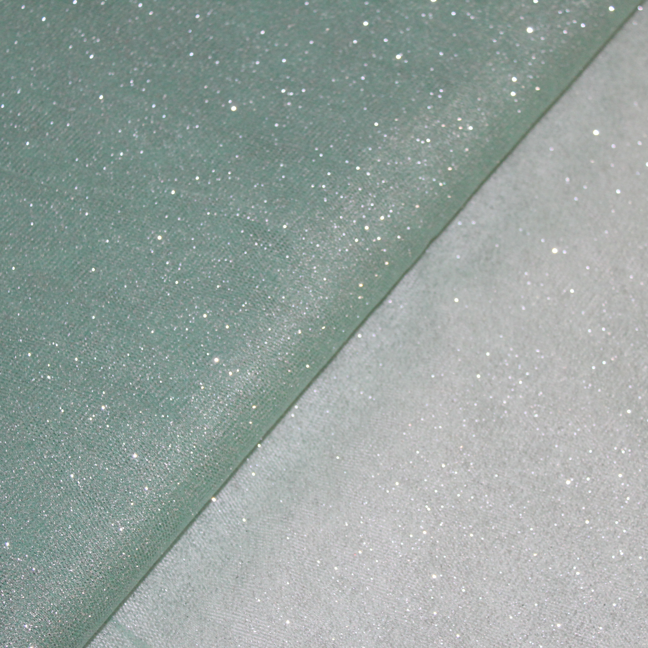 Tul Glitter - Verde Claro