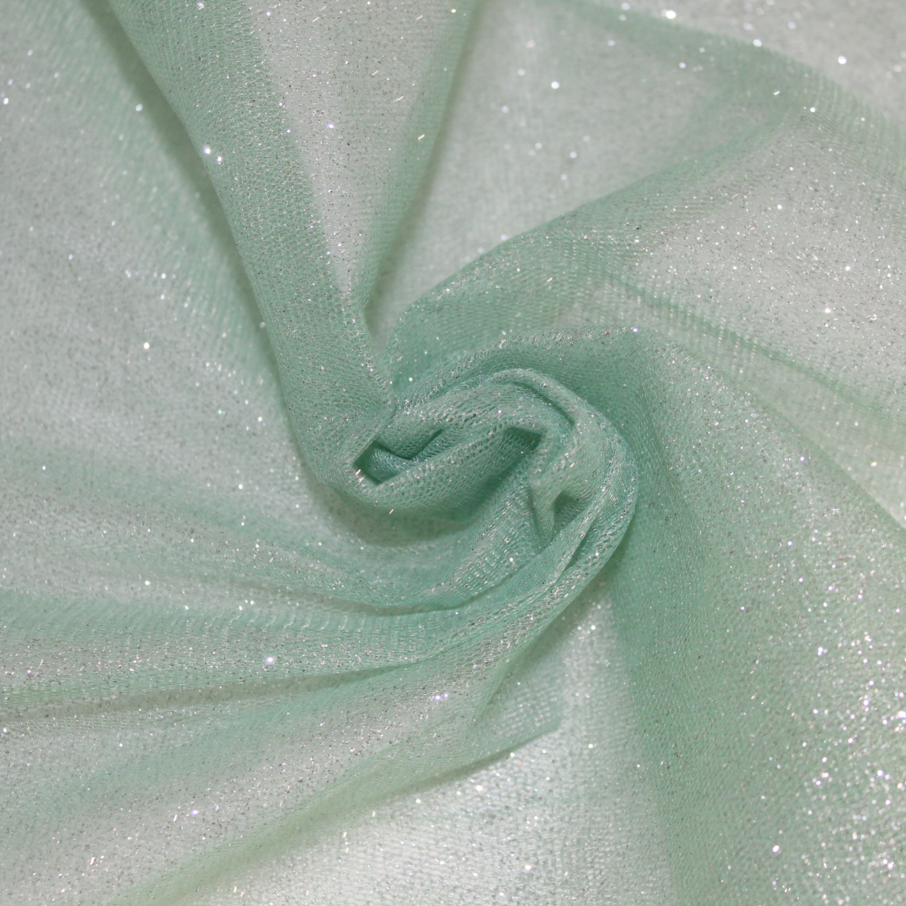 Tul Glitter - Verde Claro