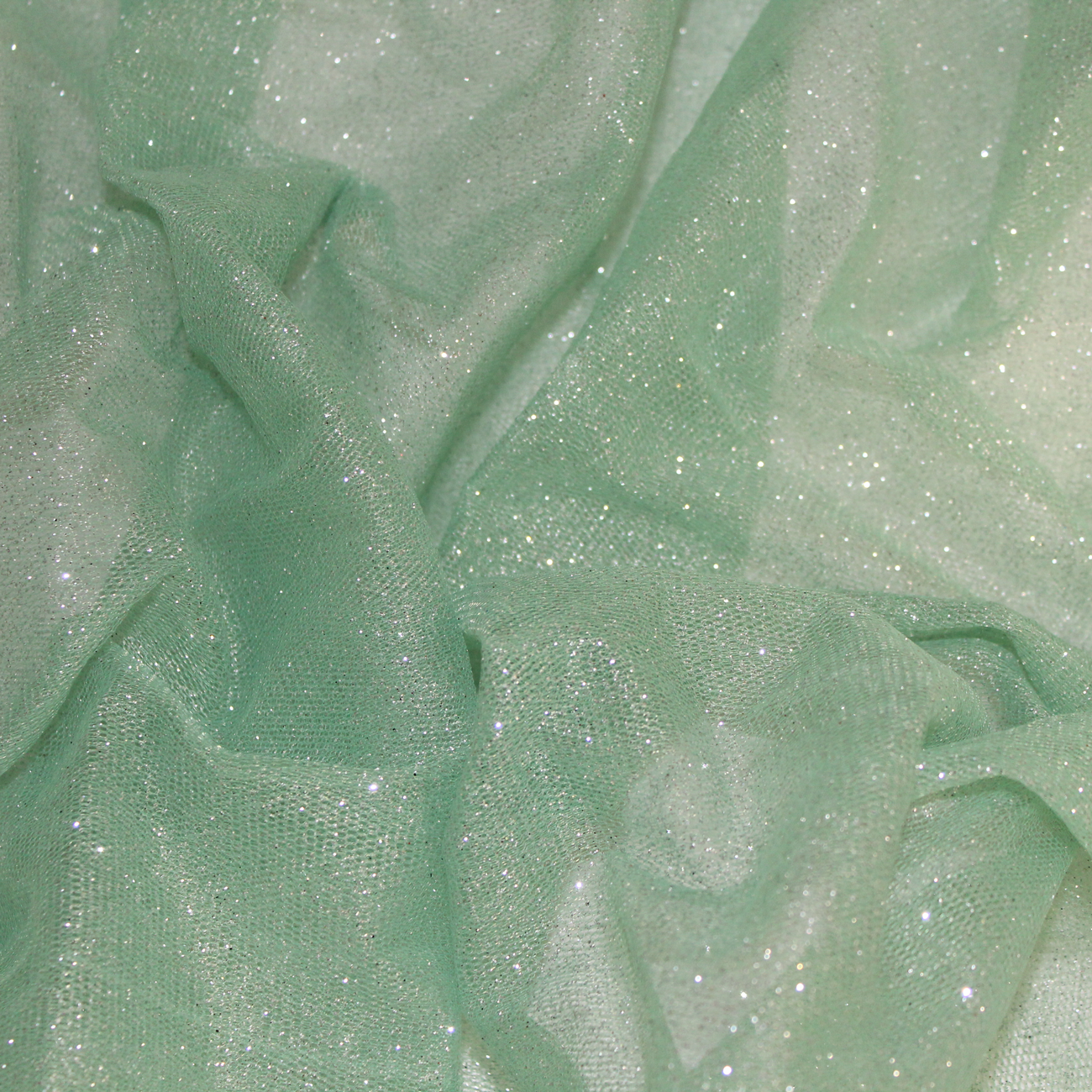 Tul Glitter - Verde Claro