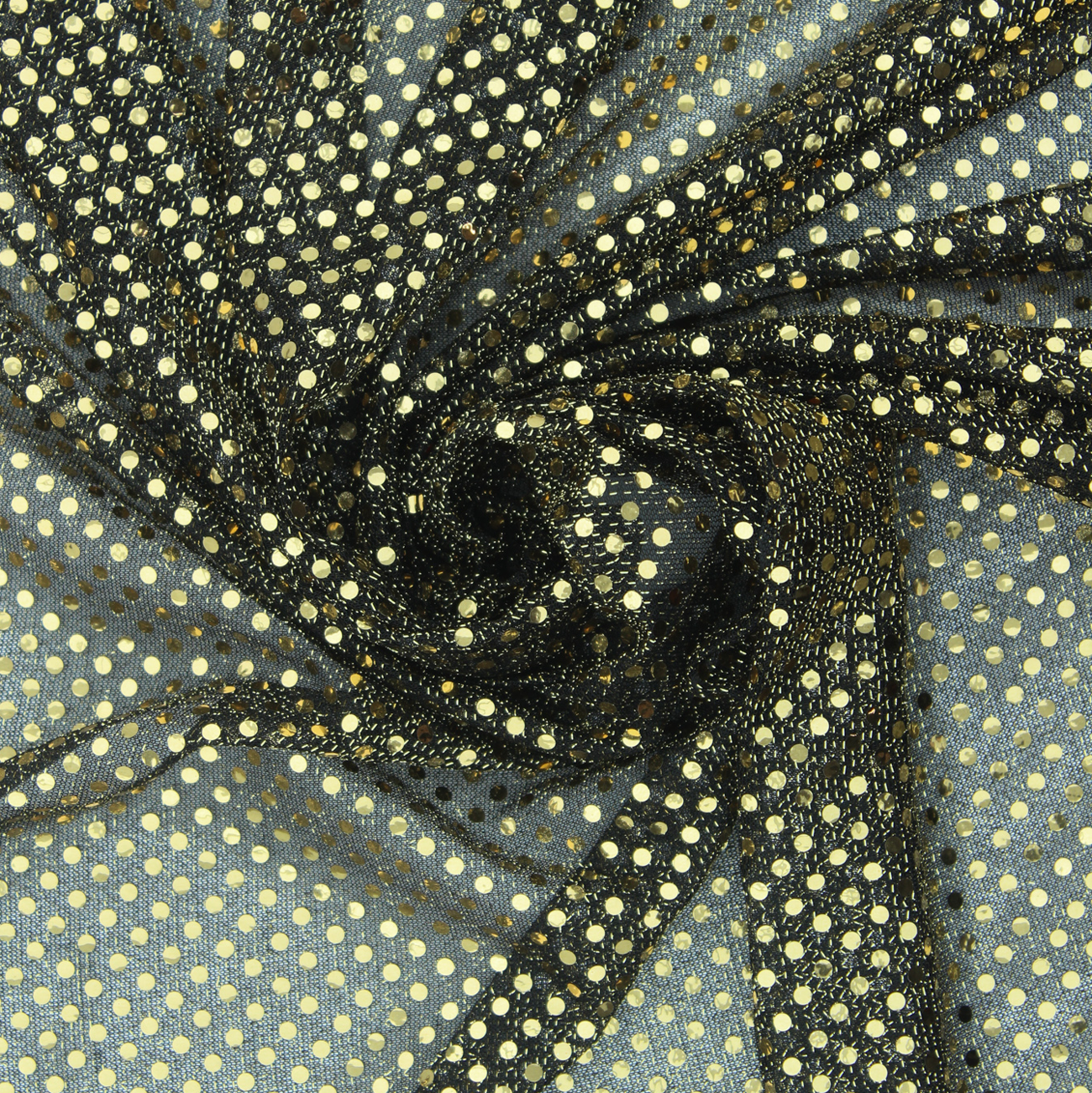 Malla Paiette con Lentejuelas - Amarillo