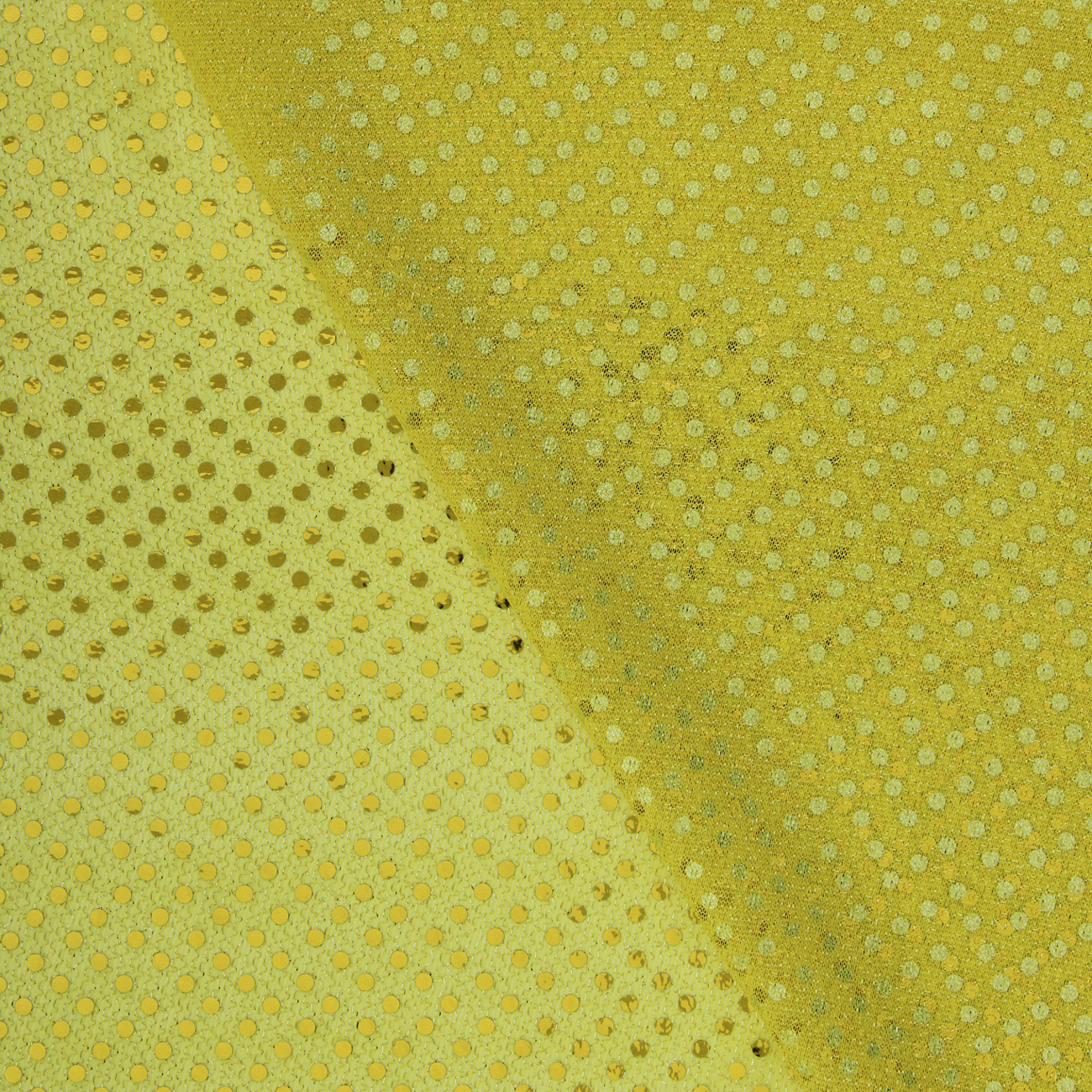 Malla Paiette con Lentejuelas - Amarillo