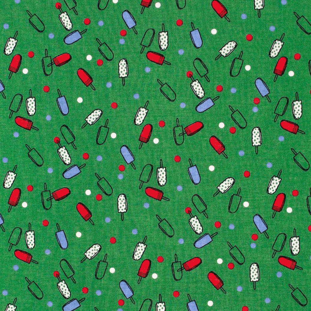 Algodão Estampado gelados - verde Algodões Estampados Tecido para Decoração e Vestuário