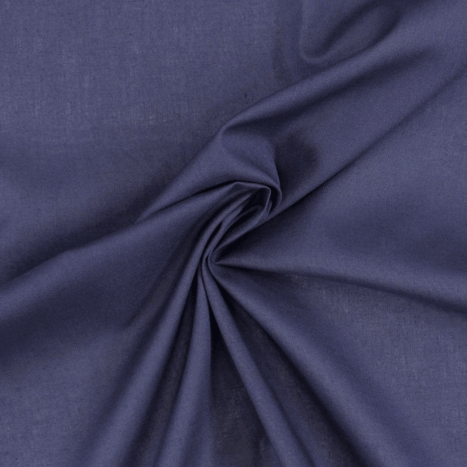 Algodão liso - azul marinho Algodões Lisos Tecido para Decoração e Vestuário