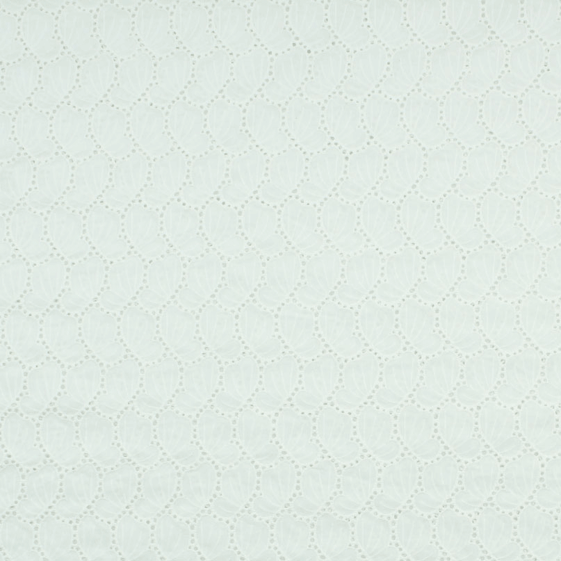 Bordado Inglês Liso - branco Bordado Inglês Tecido para Vestuário