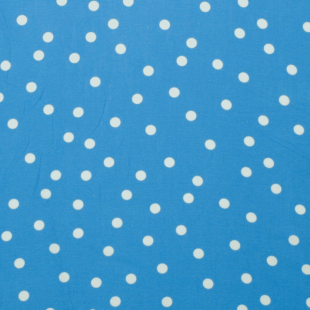 Camiseiro Estampado Algodão Alinhado Pintas - azul Camiseiro de Algodão Tecido para Vestuário