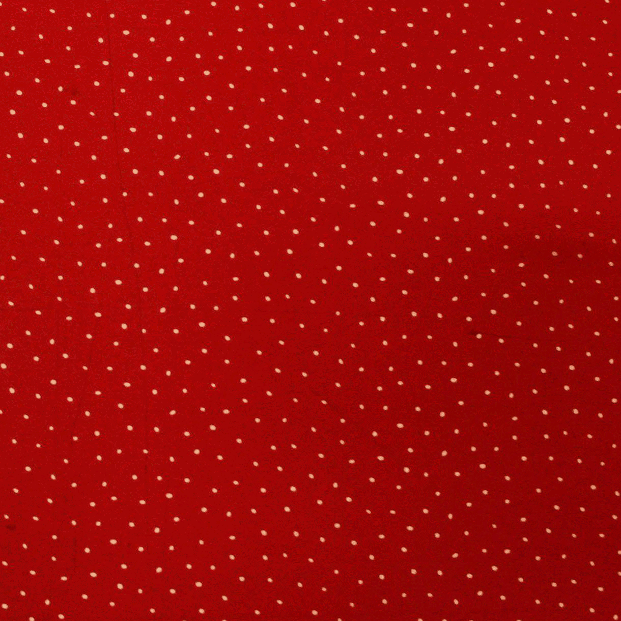 Camiseiro Estampado pintas - vermelho e branco Sedas Poliéster Tecido para Vestuário