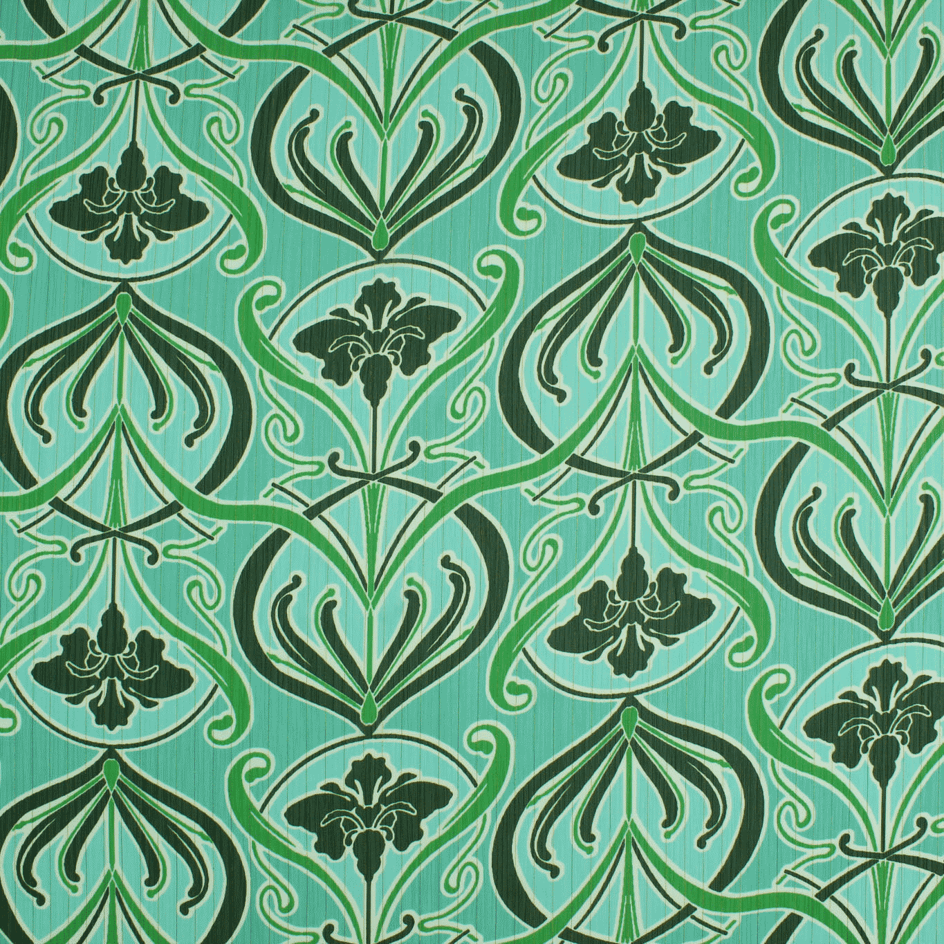 Camiseiro Estampado Translúcido Floral - verde Sedas Poliéster Tecido para Vestuário