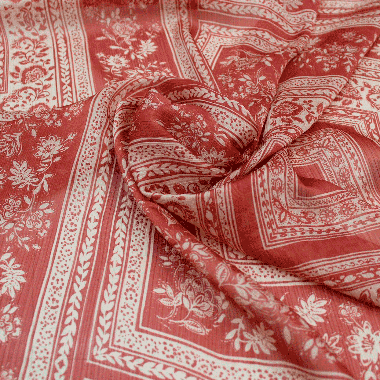 Camiseiro Estampado Translúcido losango - vermelho Sedas Poliéster Tecido para Vestuário