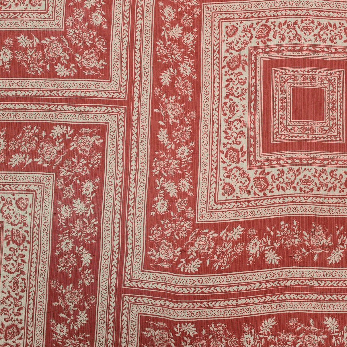 Camiseiro Estampado Translúcido losango - vermelho Sedas Poliéster Tecido para Vestuário