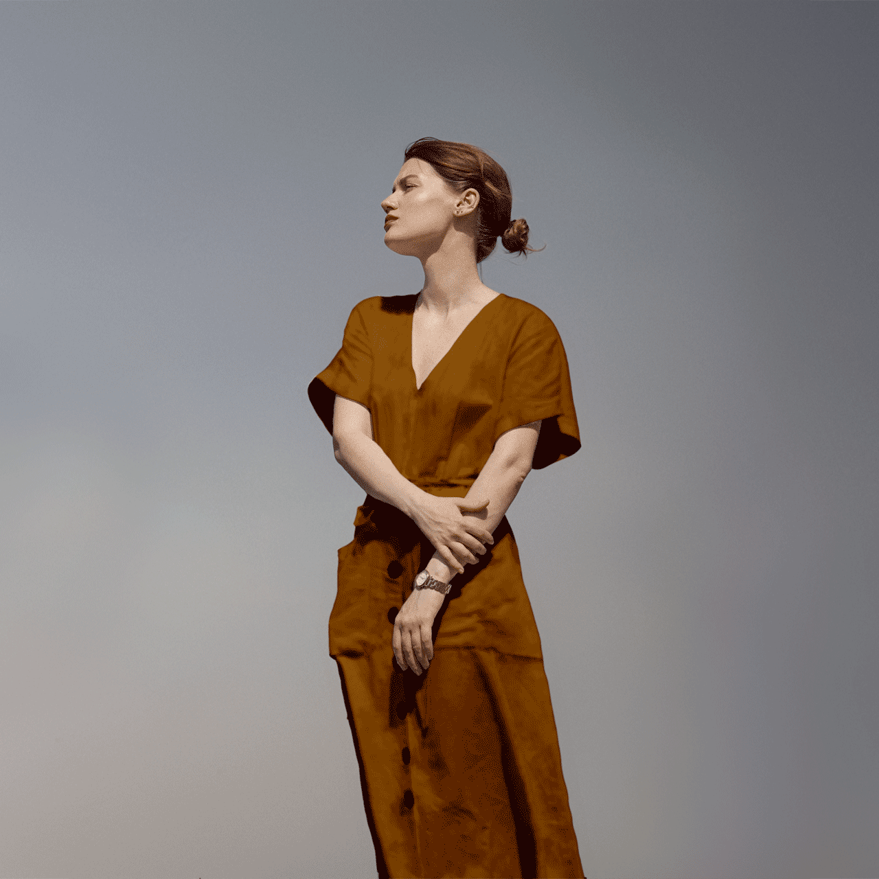 Camiseiro Viscose Liso - camel Confecção Feira dos Tecidos Online