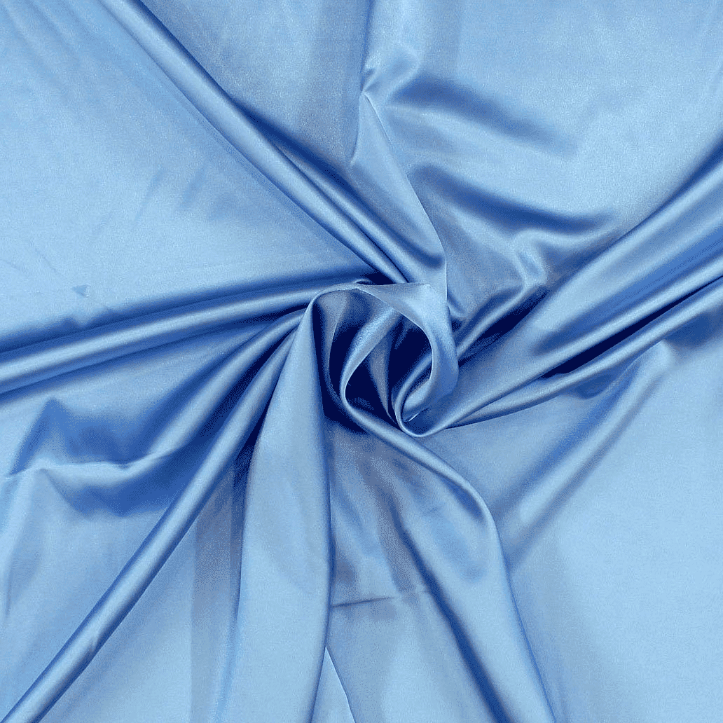 Cetim c/ Elastano Azul bébé Cetim c/ Elastano Tecido para Vestuário