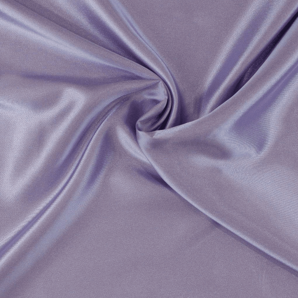 Cetim Poliester Lilás Cetim Poliéster Tecido para Vestuário