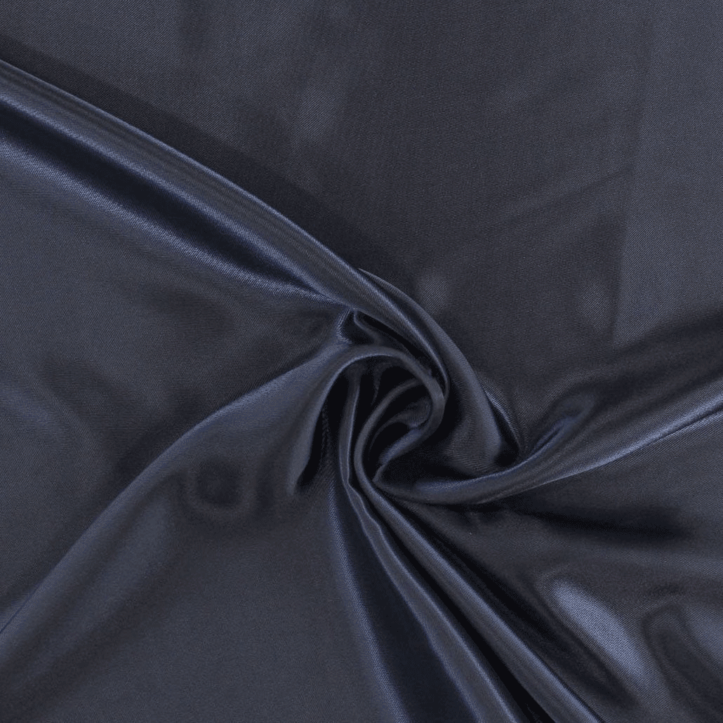 Cetim Poliester Marinho Cetim Poliéster Tecido para Vestuário