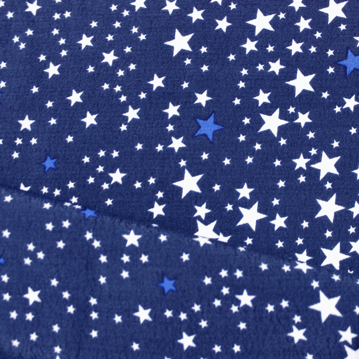 Estampado Viscose estrelas degradê - azul Viscoses Estampadas Tecido para Vestuário