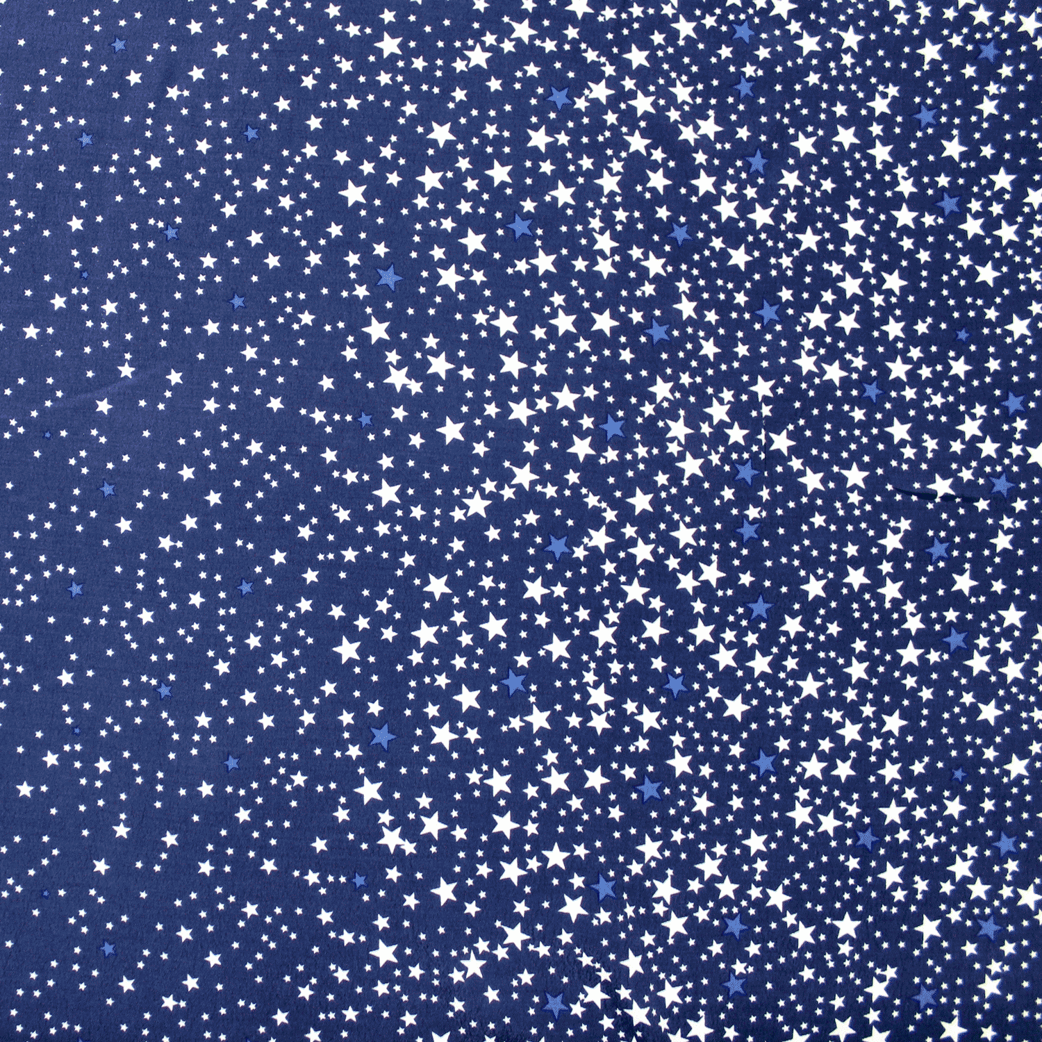 Estampado Viscose estrelas degradê - azul Viscoses Estampadas Tecido para Vestuário