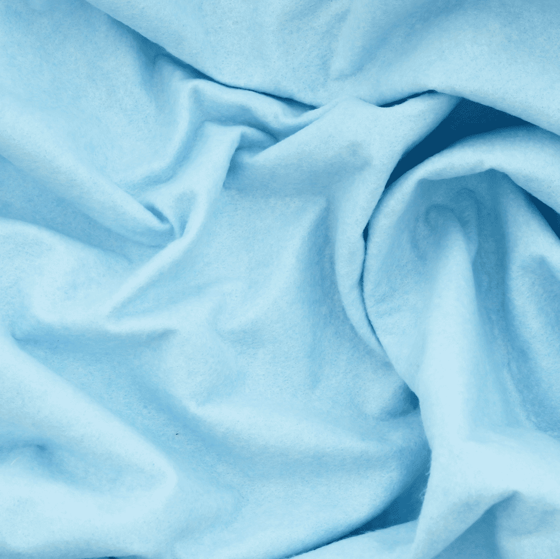 Feltro - azul bébé Feltro Tecido para Vestuário