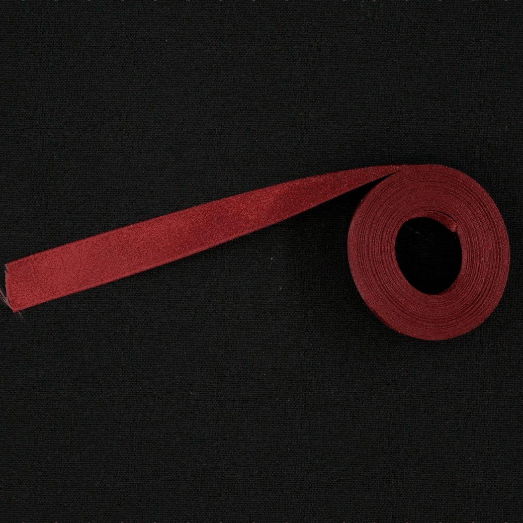 Fita Cetim 15mm Bordeaux Fita de Cetim Retrosaria
