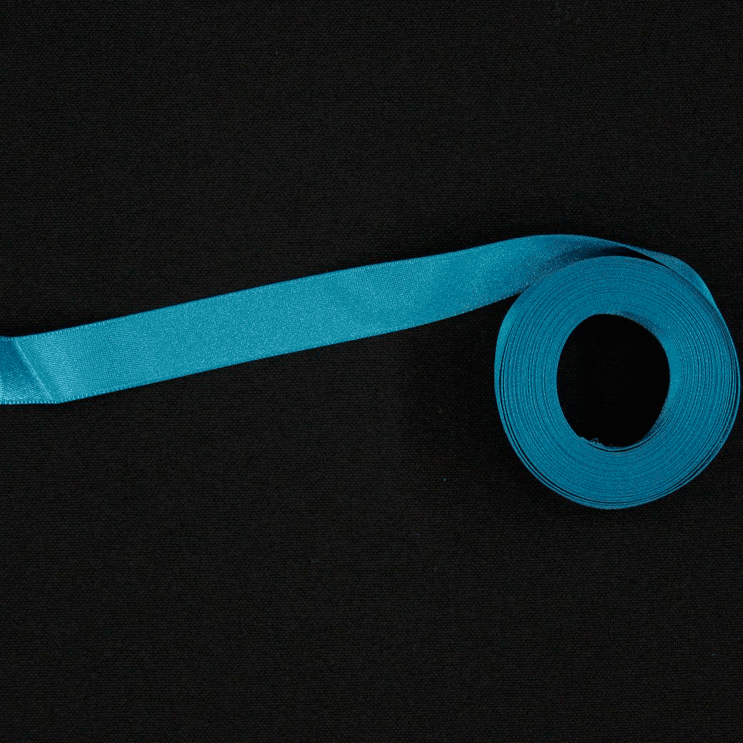 Fita Cetim 15mm Turquesa Fita de Cetim Retrosaria
