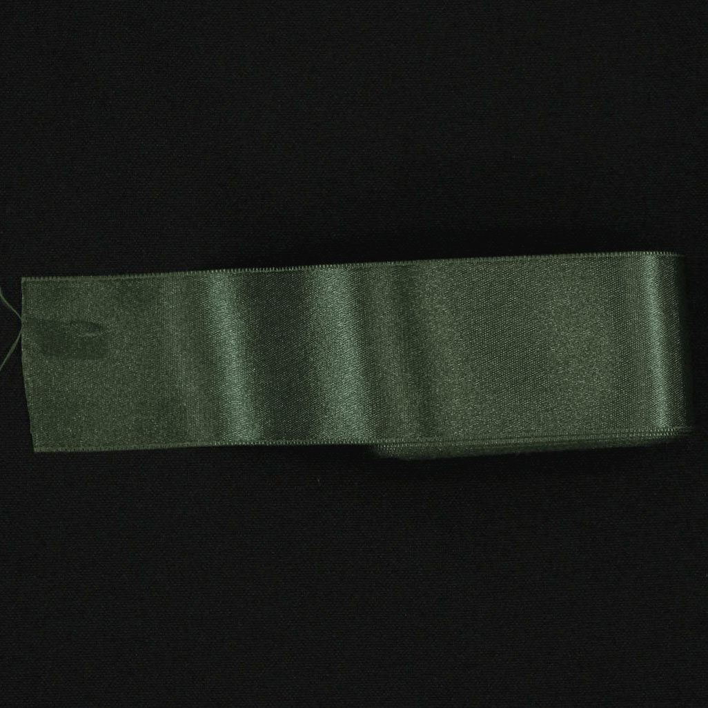 Fita Cetim 38mm Verde Escuro Fita de Cetim Retrosaria