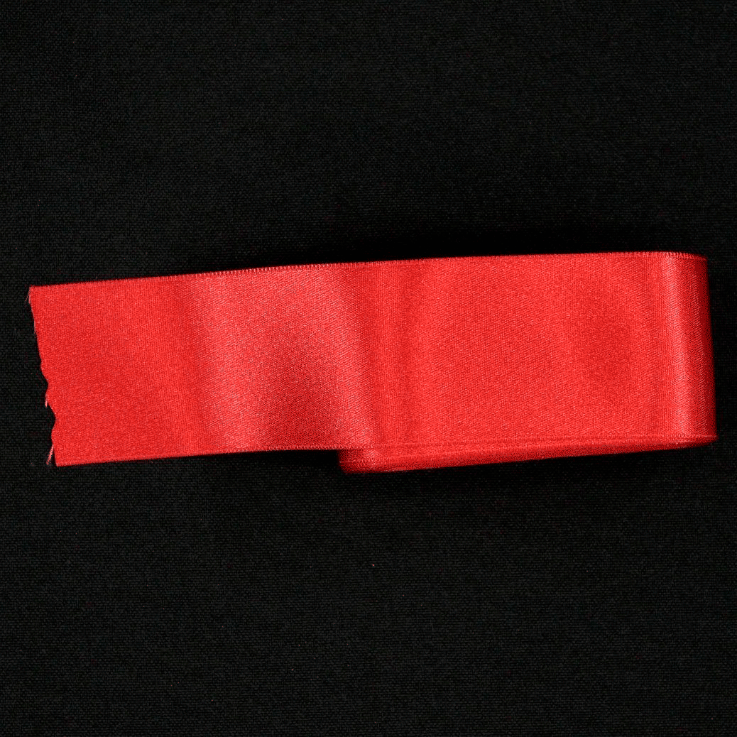Fita Cetim 38mm Vermelha Fita de Cetim Retrosaria