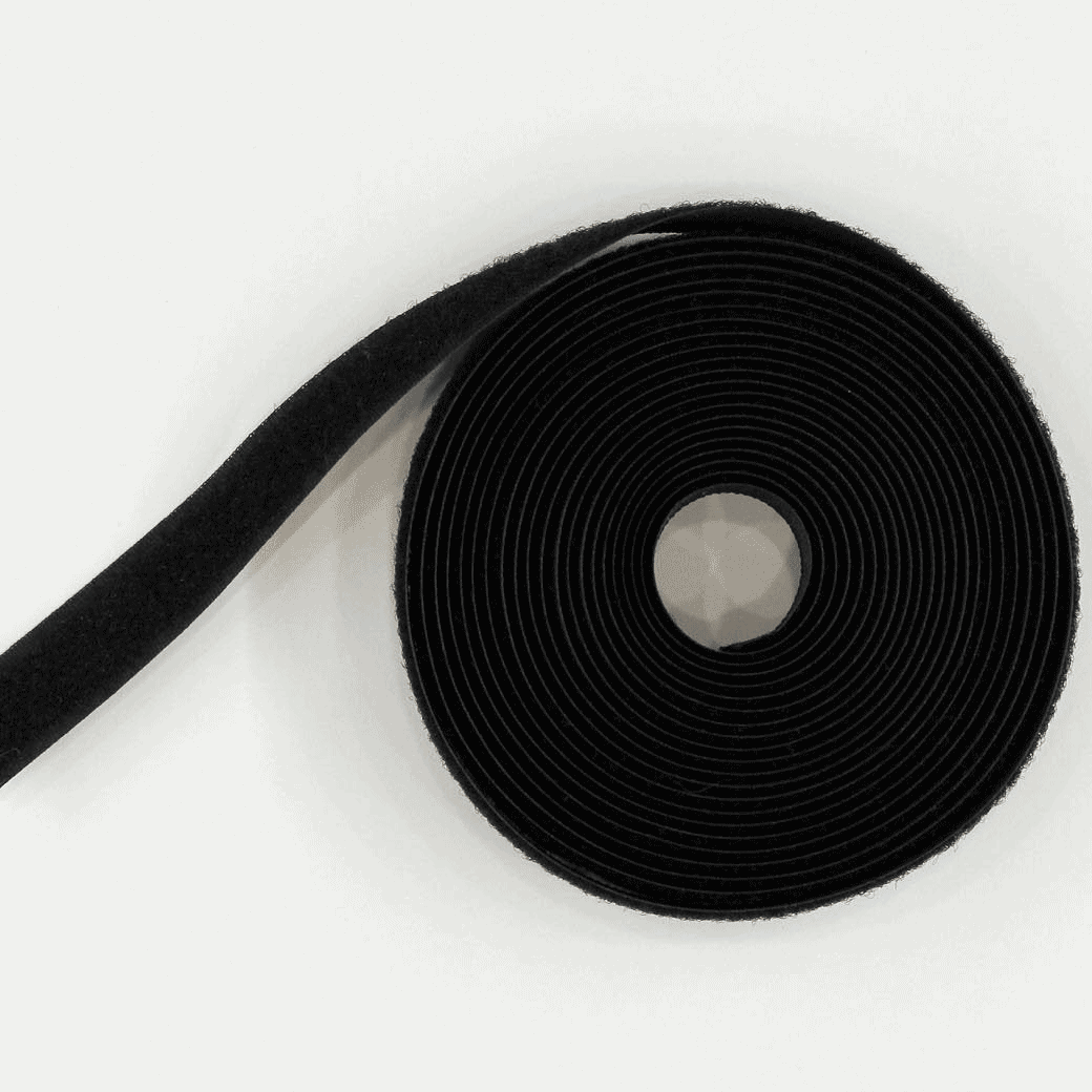 Fita Velcro Macio 20mm Preto Fita Velcro Retrosaria