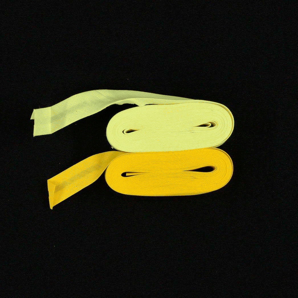 Fita Vies Algodão Amarelo Torrado & Amarelo Fita Vies Retrosaria