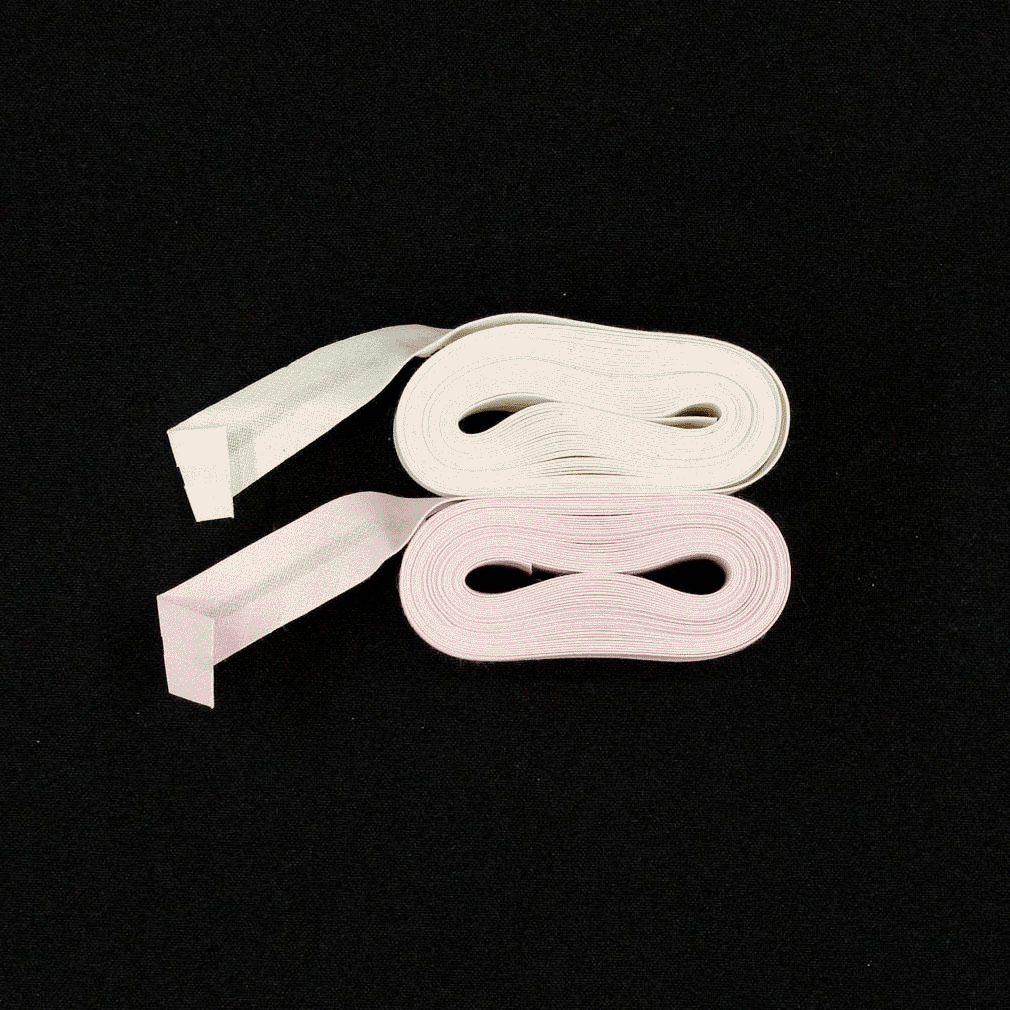 Fita Vies Algodão Rosa Bébé & Pérola Fita Vies Retrosaria