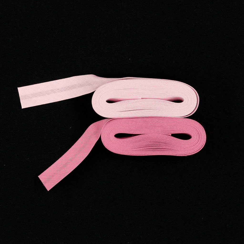 Fita Vies Algodão Rosa & Rosa Bébé Fita Vies Retrosaria