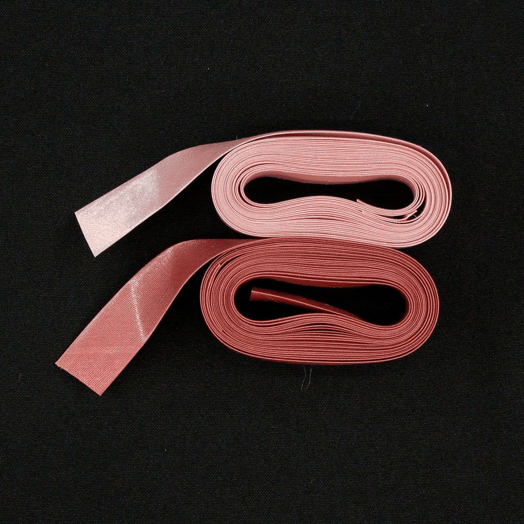 Fita Vies Cetim Rosa Escuro & Rosa Velho Fita Vies Retrosaria