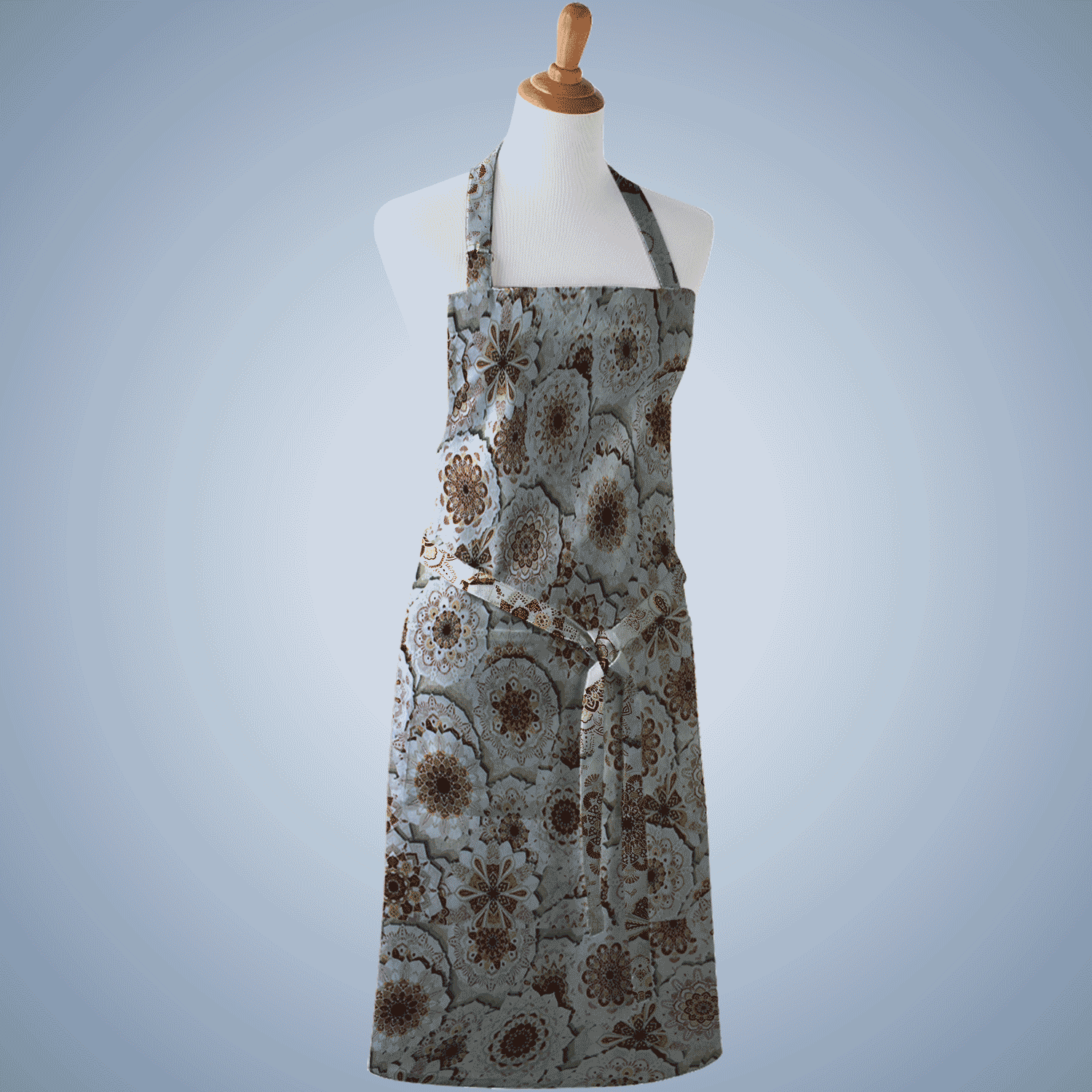 Loneta Floral - bege Loneta Estampada Tecido para Decoração