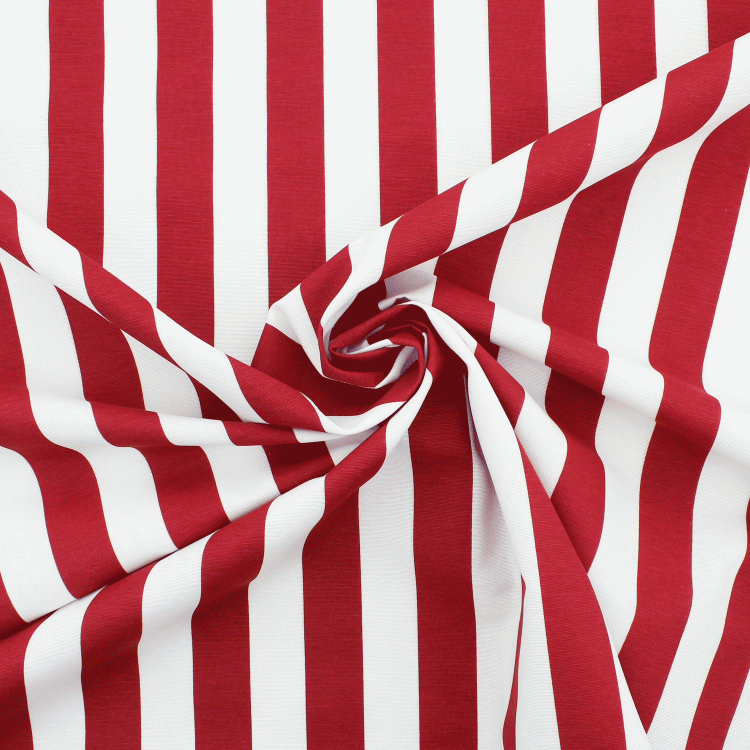 Loneta Riscas - vermelho & branco Loneta Estampada Tecido para Decoração