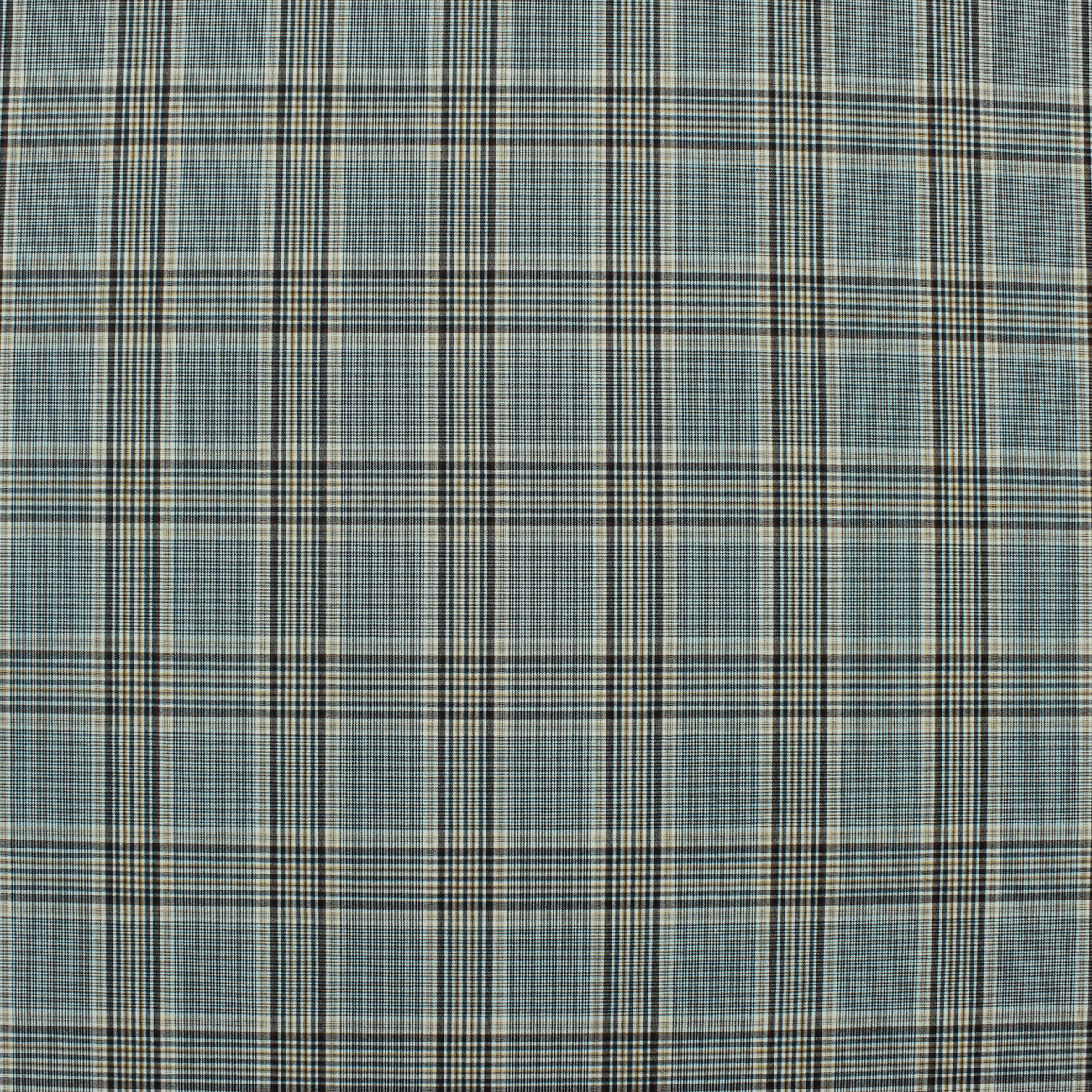 Retalho Outono Xadrez - Azul Xadrez Escocês Retalhos