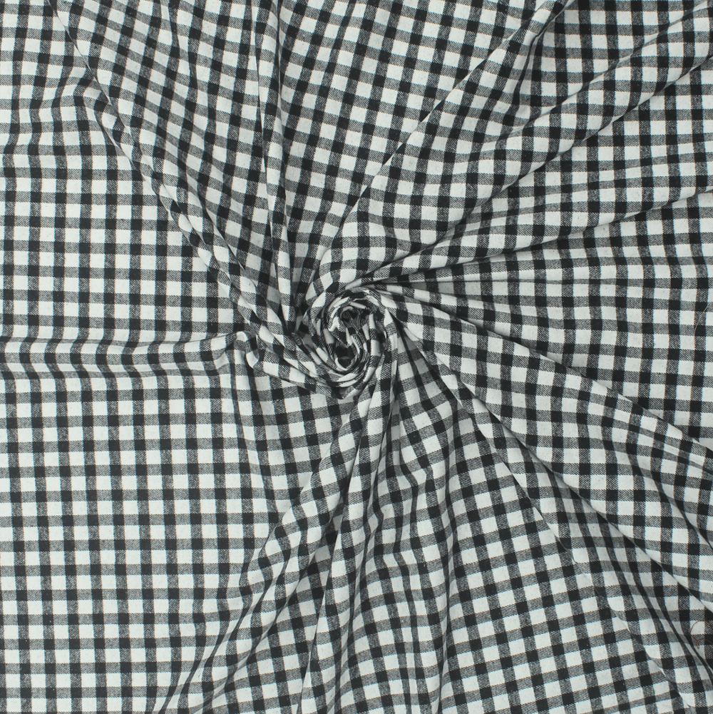 Retalho Outono Xadrez - Preto Xadrez Escocês Retalhos