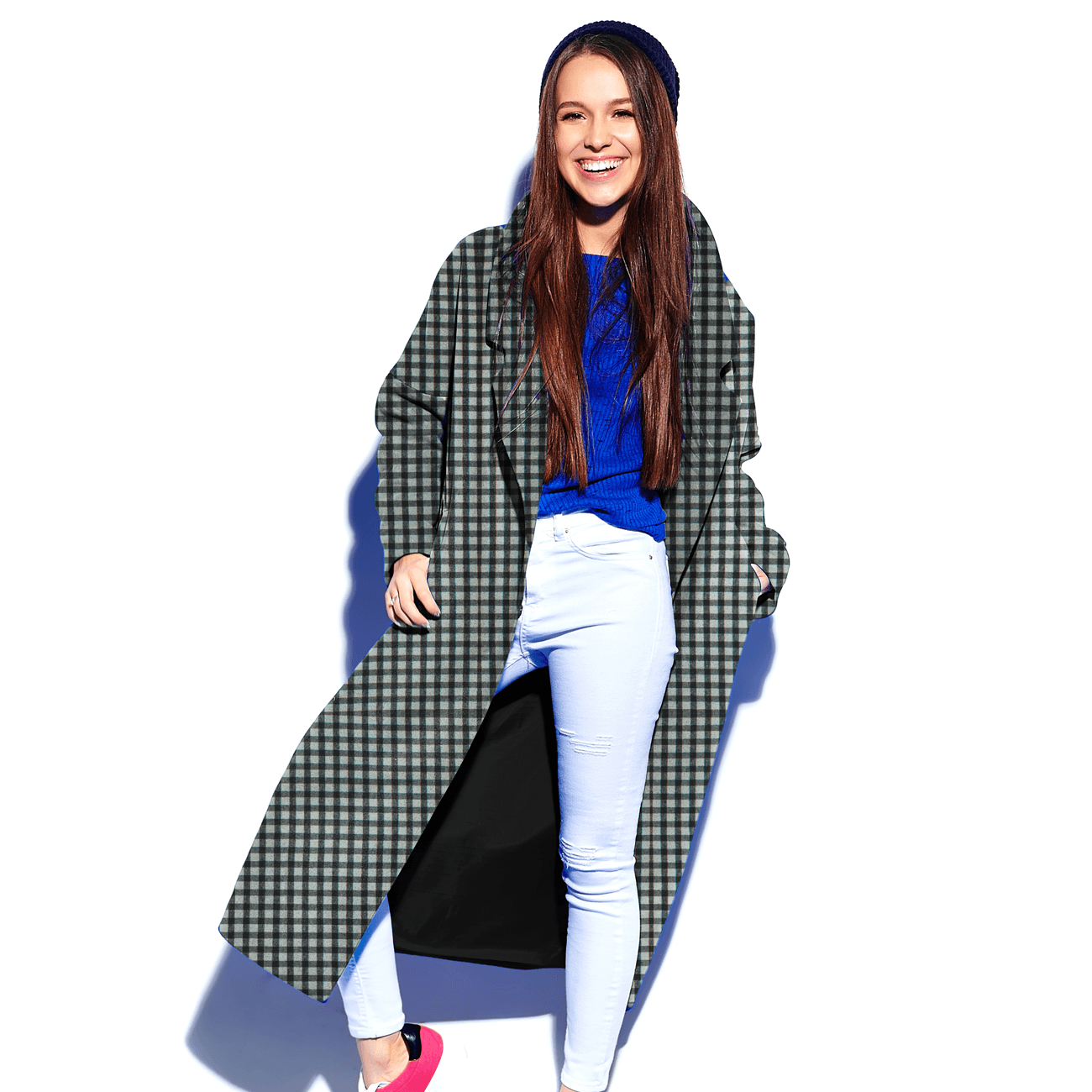 Retalho Outono Xadrez - Preto Xadrez Escocês Retalhos