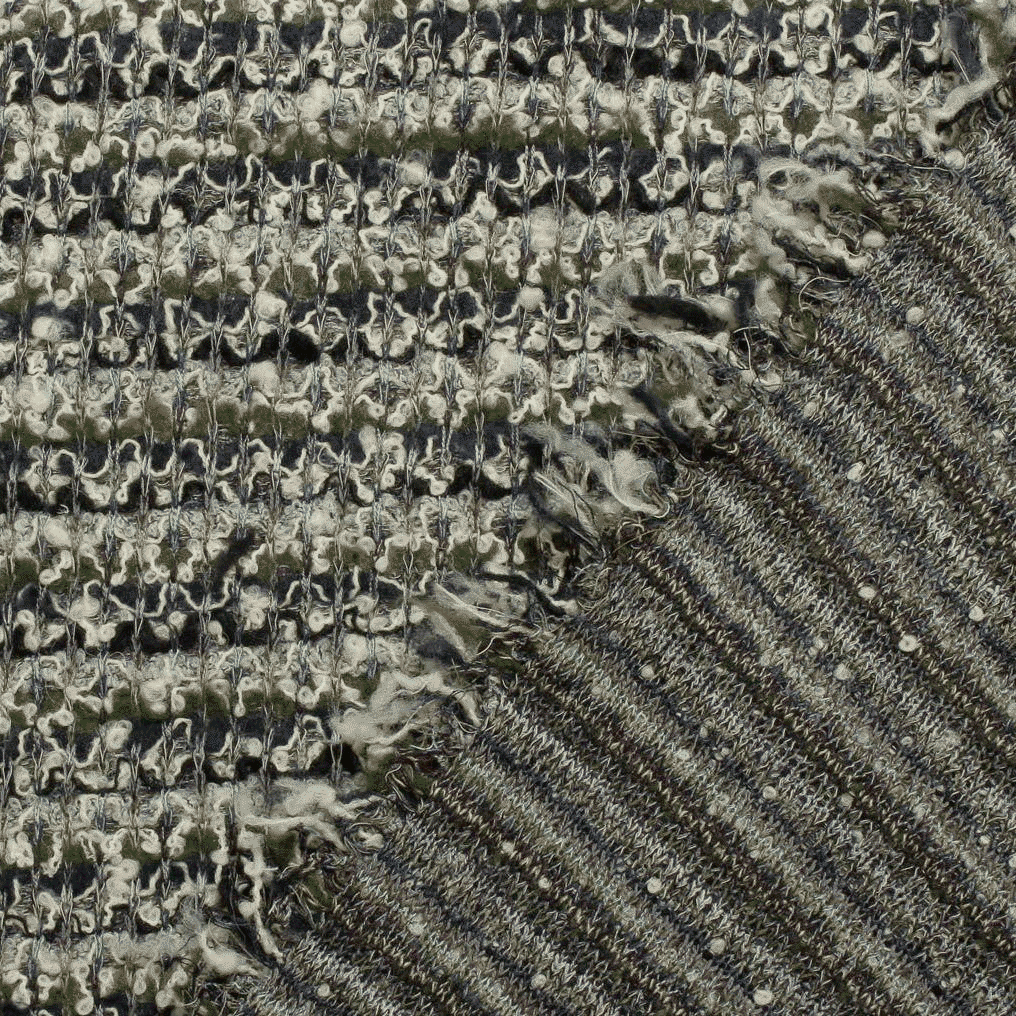 Retalho vestuário chanel - azul & verde Retalhos Feira dos Tecidos Online