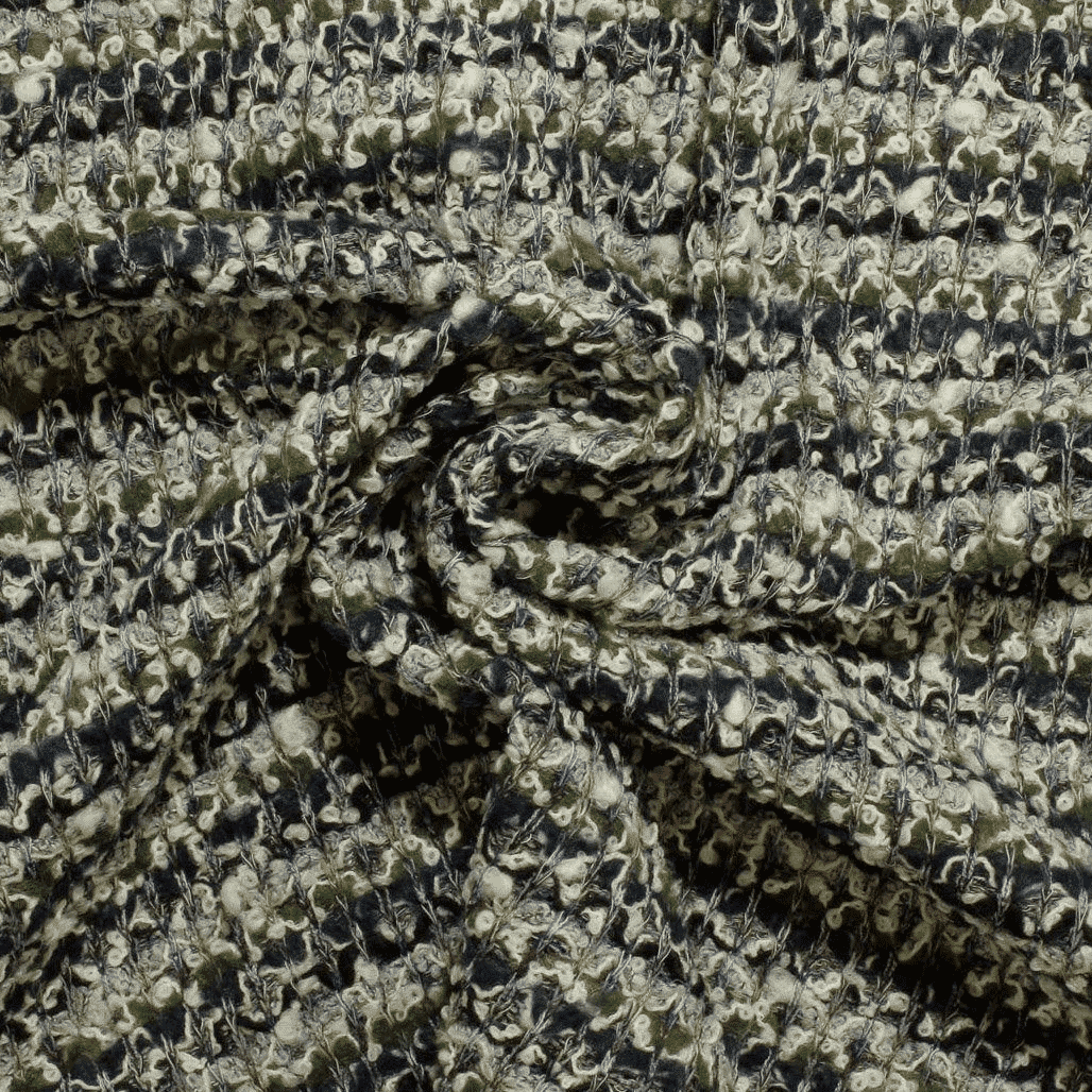 Retalho vestuário chanel - azul & verde Retalhos Feira dos Tecidos Online