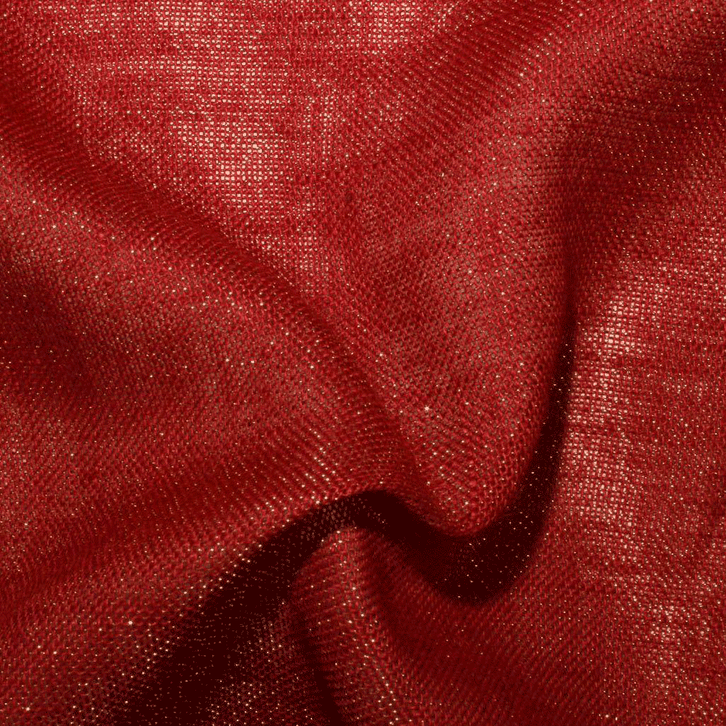 Serapilheira Vermelho Lurex Serapilheira Lurex Tecido para Decoração