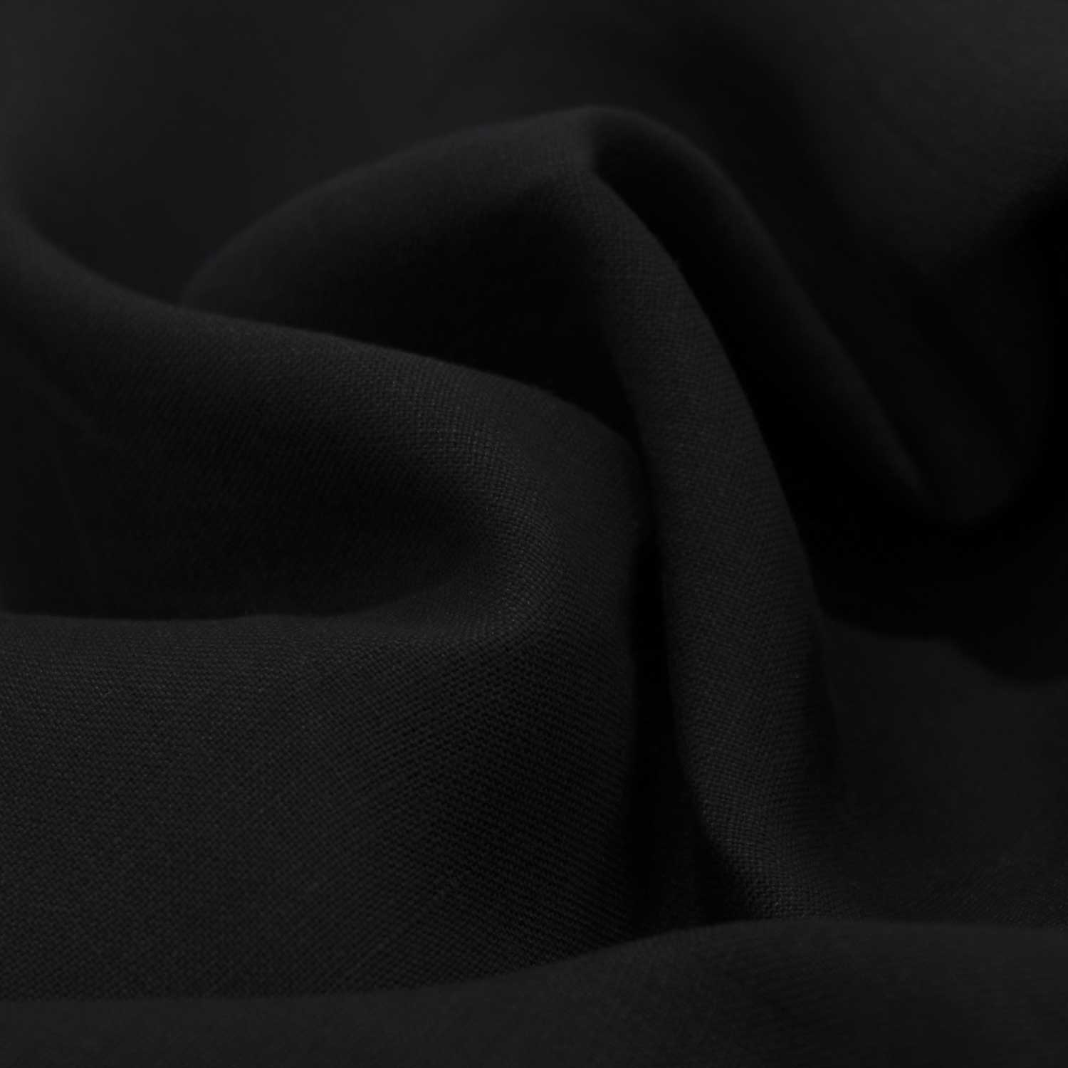 Tecido 100% Linho - preto Linhos Tecido para Decoração e Vestuário