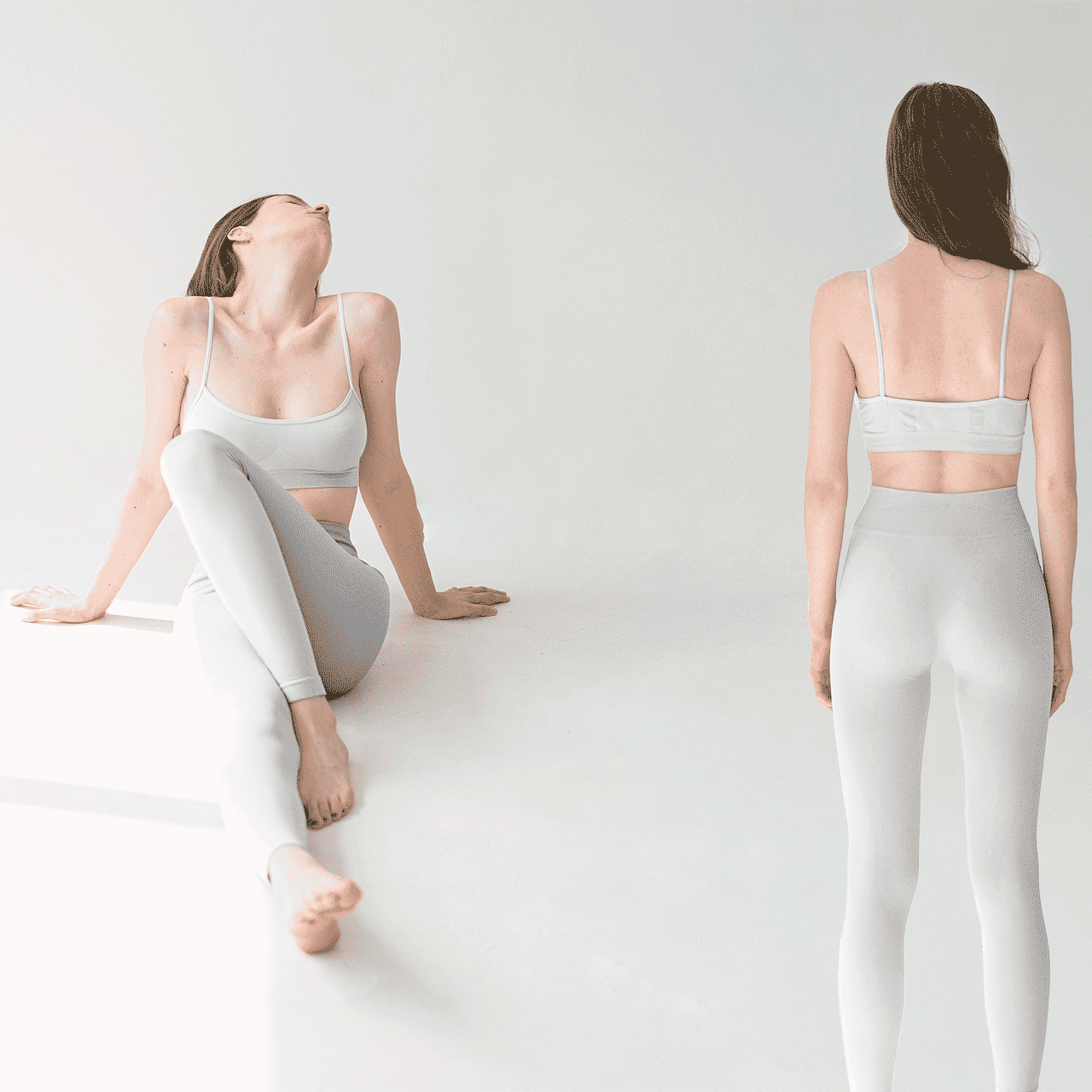 Tecido Lycra Lisa - branco Lycras Tecido para Vestuário