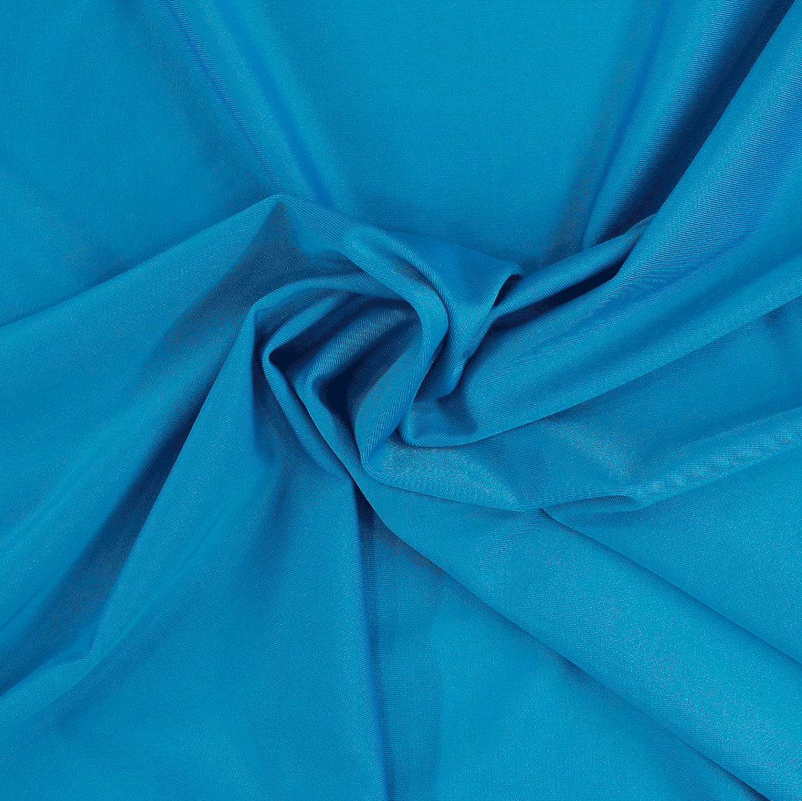 Tecido Lycra Lisa - turquesa Confecção Feira dos Tecidos Online