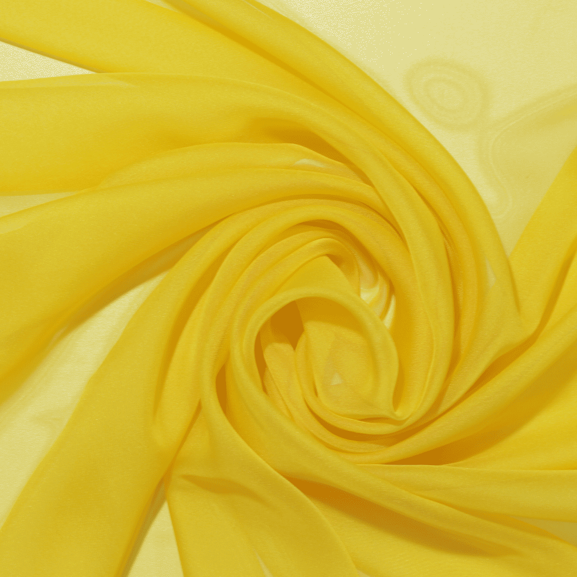 Tecido Mousseline Translúcido Excelence - amarelo Confecção Feira dos Tecidos Online