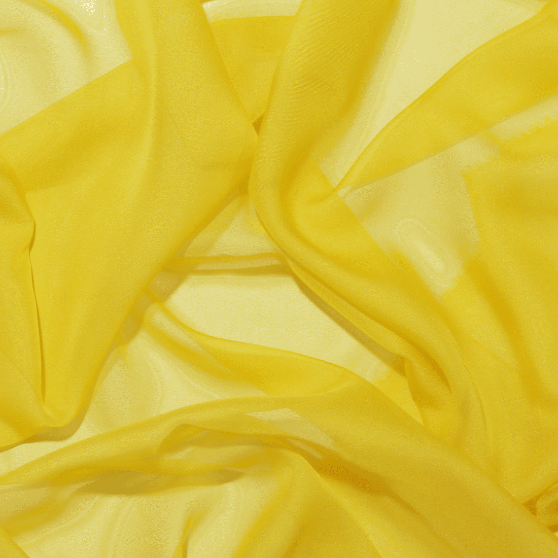 Tecido Mousseline Translúcido Excelence - amarelo Confecção Feira dos Tecidos Online