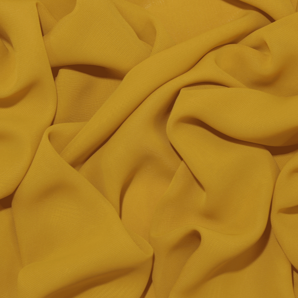 Tecido Mousseline Translúcido Prestige - amarelo torrado Confecção Feira dos Tecidos Online