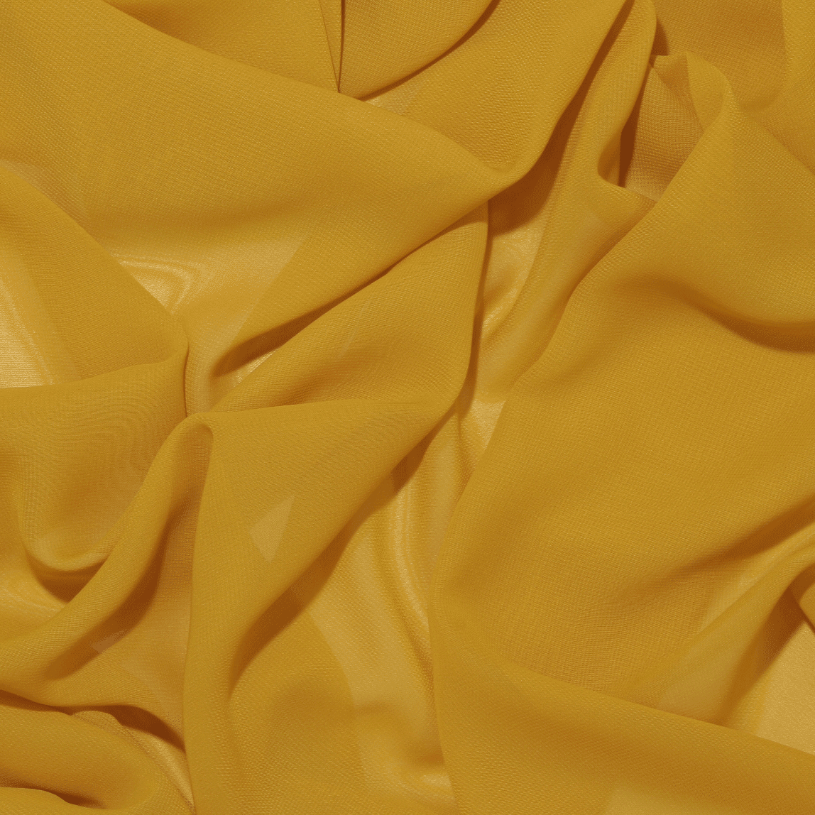 Tecido Mousseline Translúcido Prestige - amarelo torrado Confecção Feira dos Tecidos Online