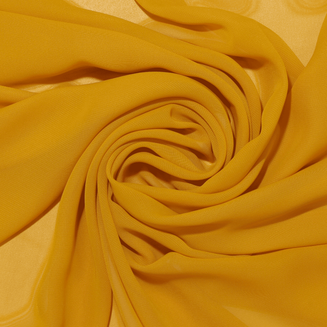 Tecido Mousseline Translúcido Prestige - amarelo torrado Confecção Feira dos Tecidos Online