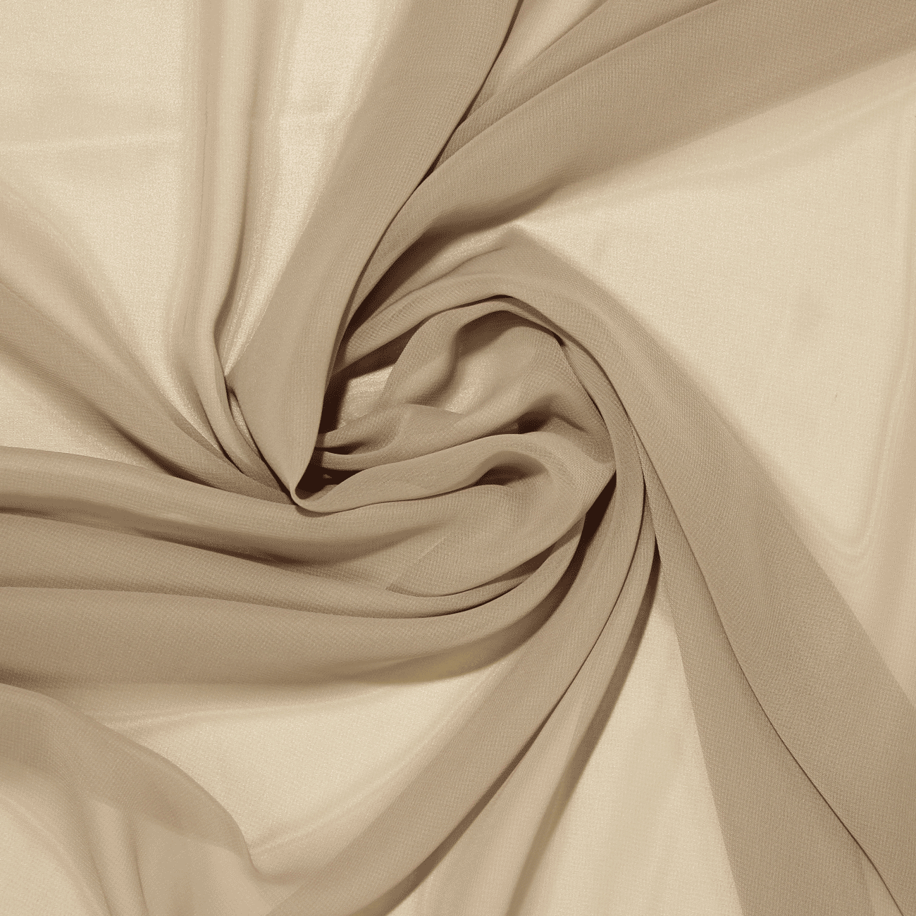 Tecido Mousseline Translúcido Prestige - bege Confecção Feira dos Tecidos Online